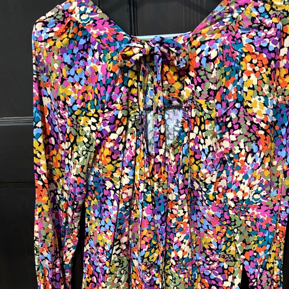SHEIN Colorful Floral Blouse - Picture 3 of 4